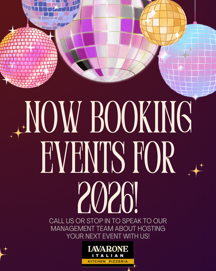 Now booking events for 2026!